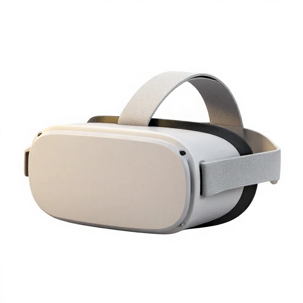 Virtual reality headset isolated on a white background