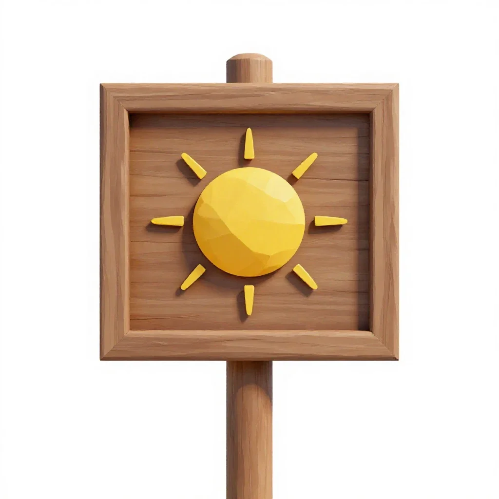 Weather station display isolated on a white background