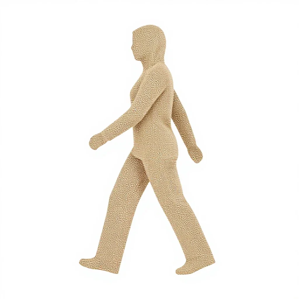 Jute runner isolated on a white background