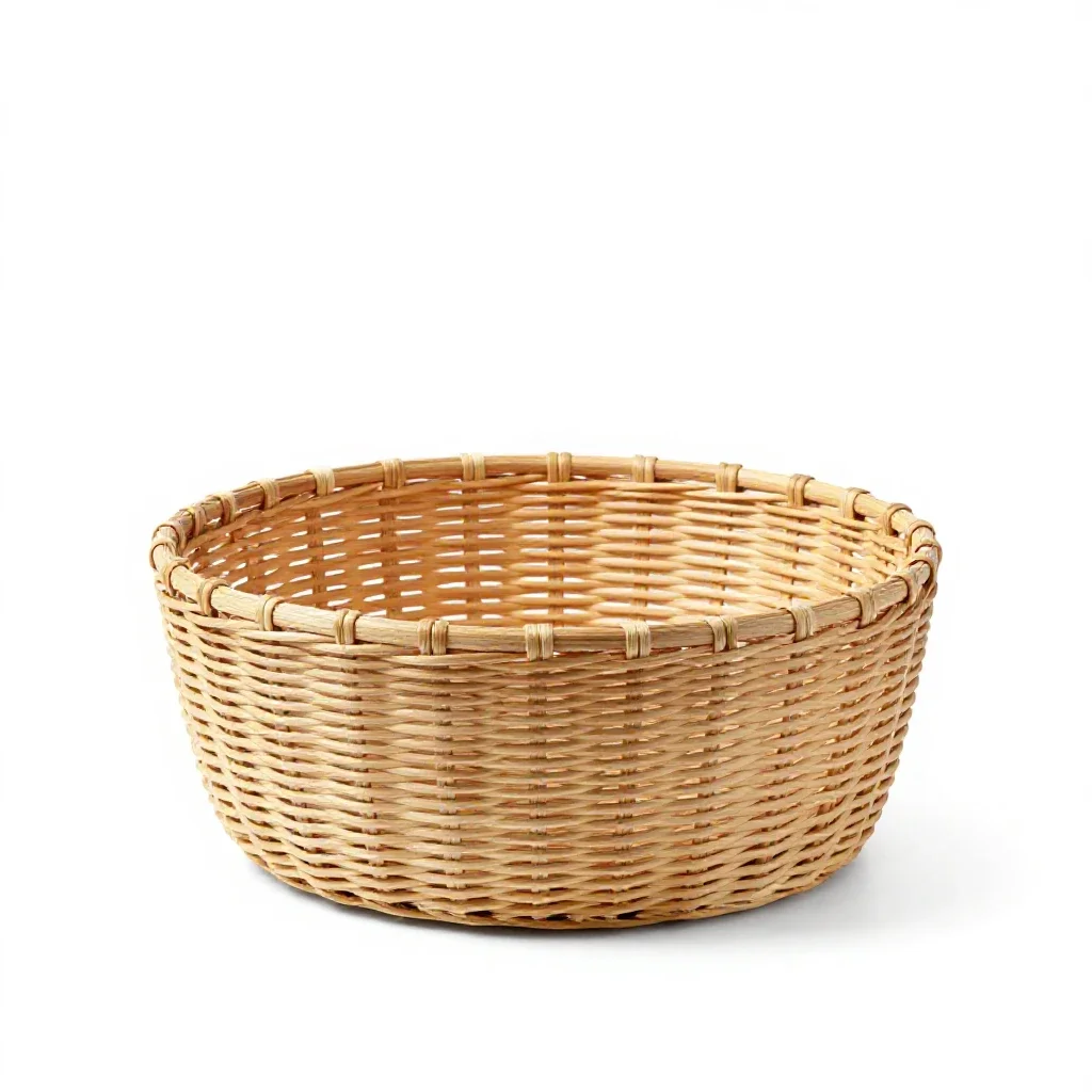 Sewing basket isolated on a white background