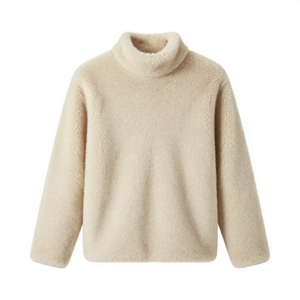 Sheepskin fleece isolated on a white background