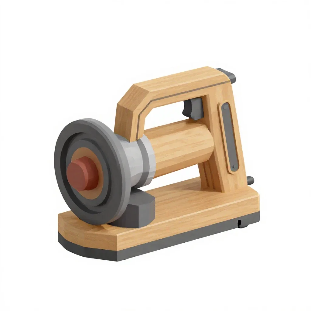 Bench grinder isolated on a white background