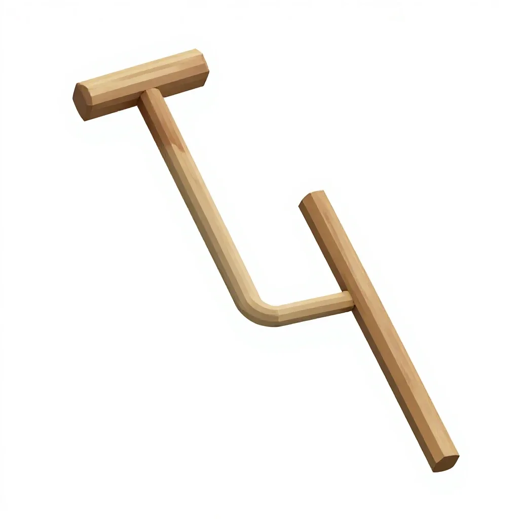 Crowbar isolated on a white background