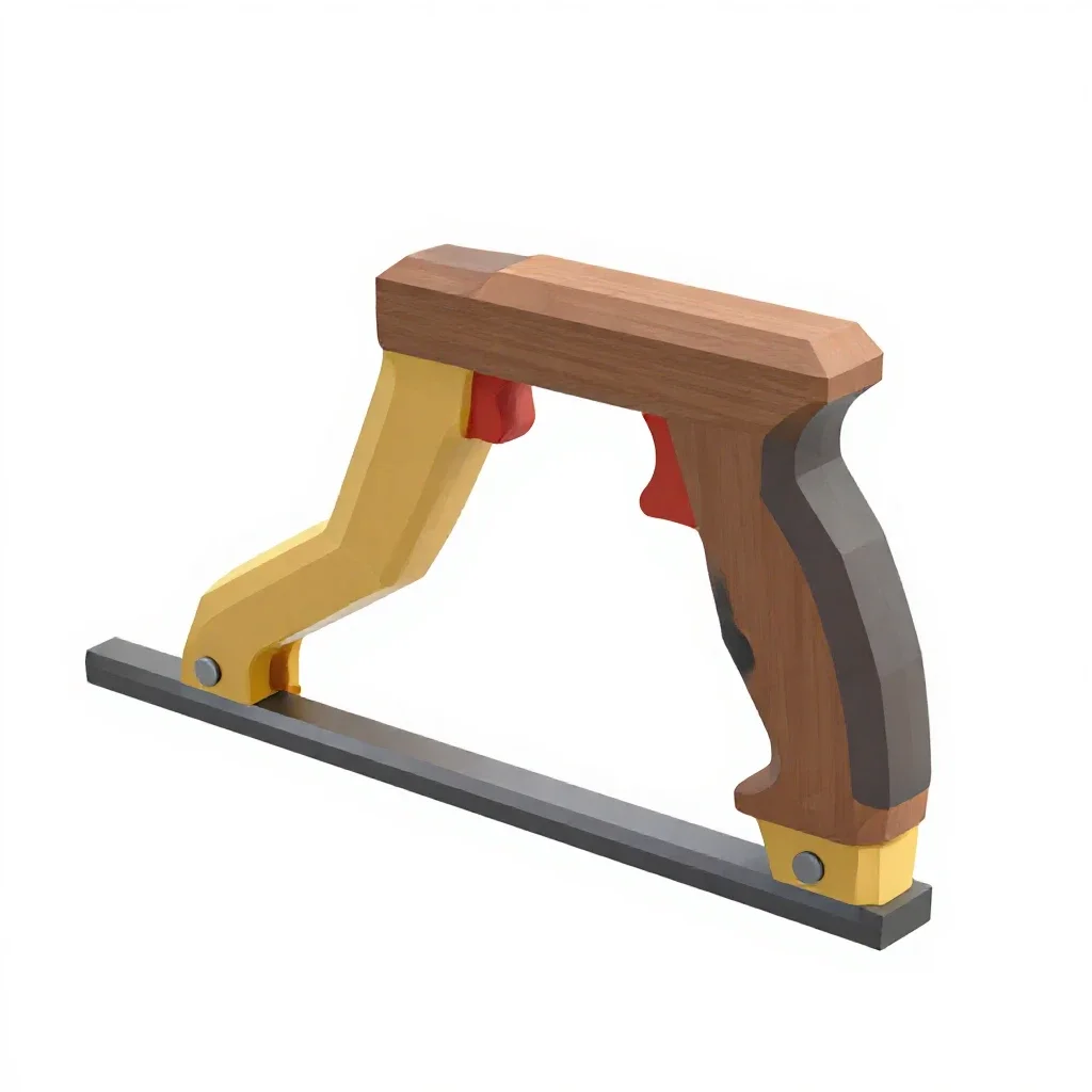 Hacksaw isolated on a white background
