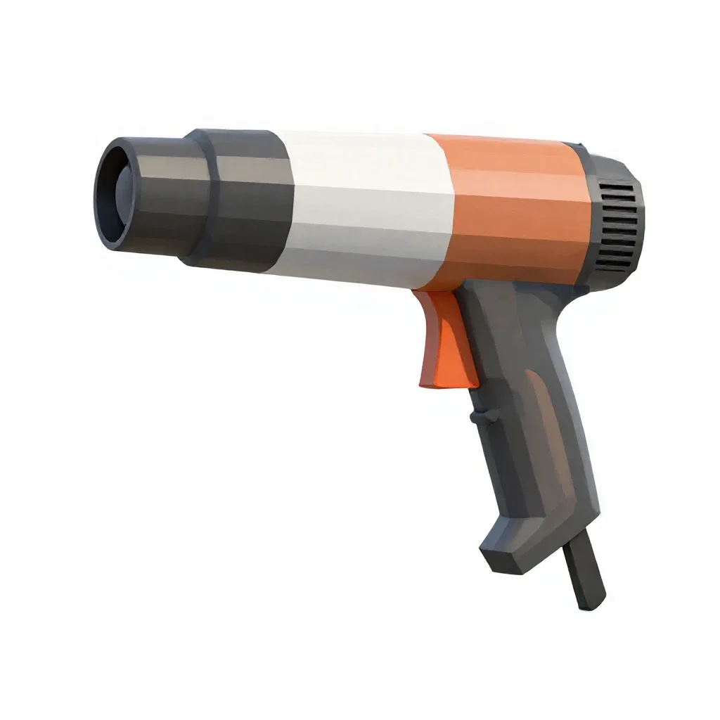 Heat gun isolated on a white background