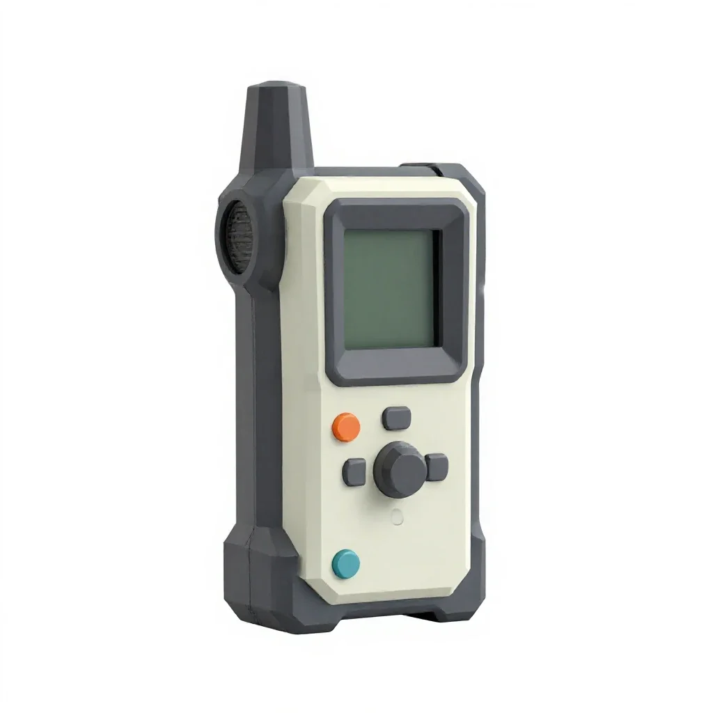 Laser distance meter isolated on a white background