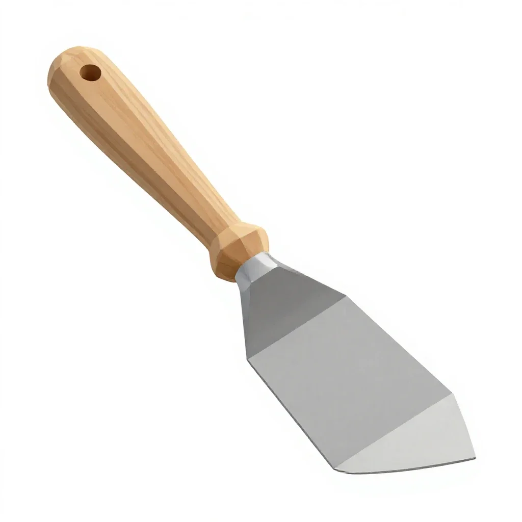 Putty knife isolated on a white background