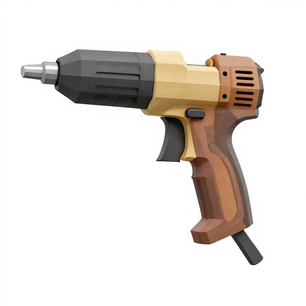Staple gun isolated on a white background
