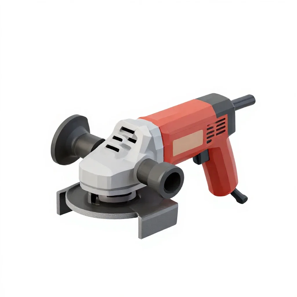 Angle grinder isolated on a white background