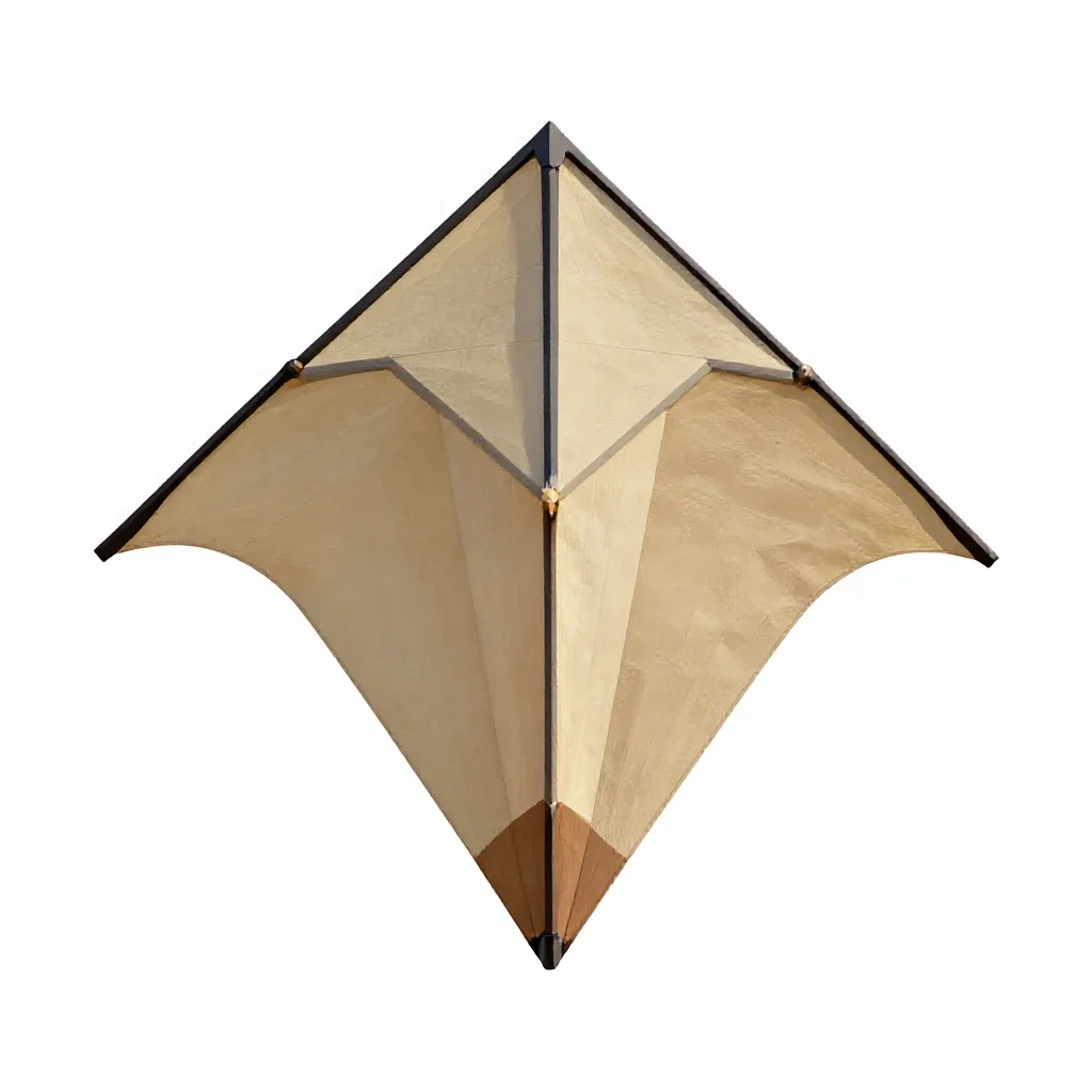 Kite isolated on a white background