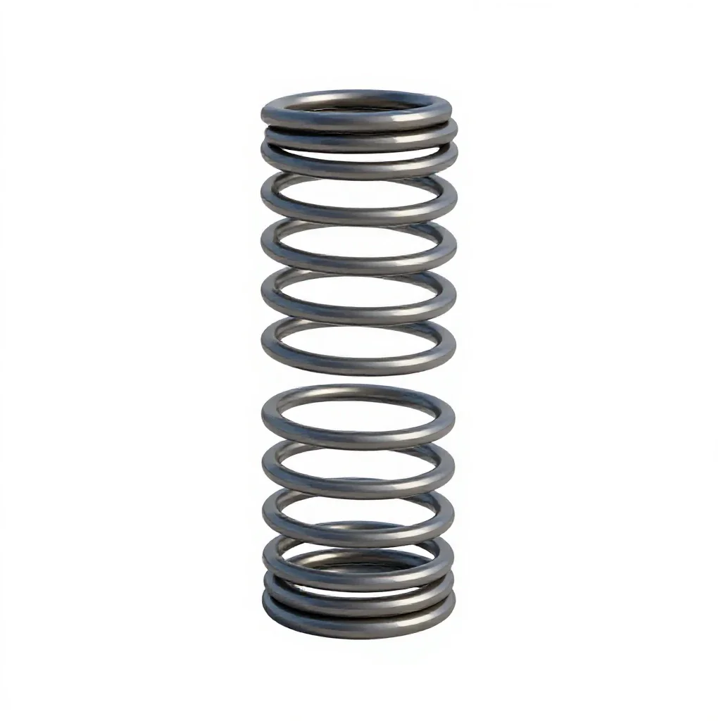 Slinky spring isolated on a white background