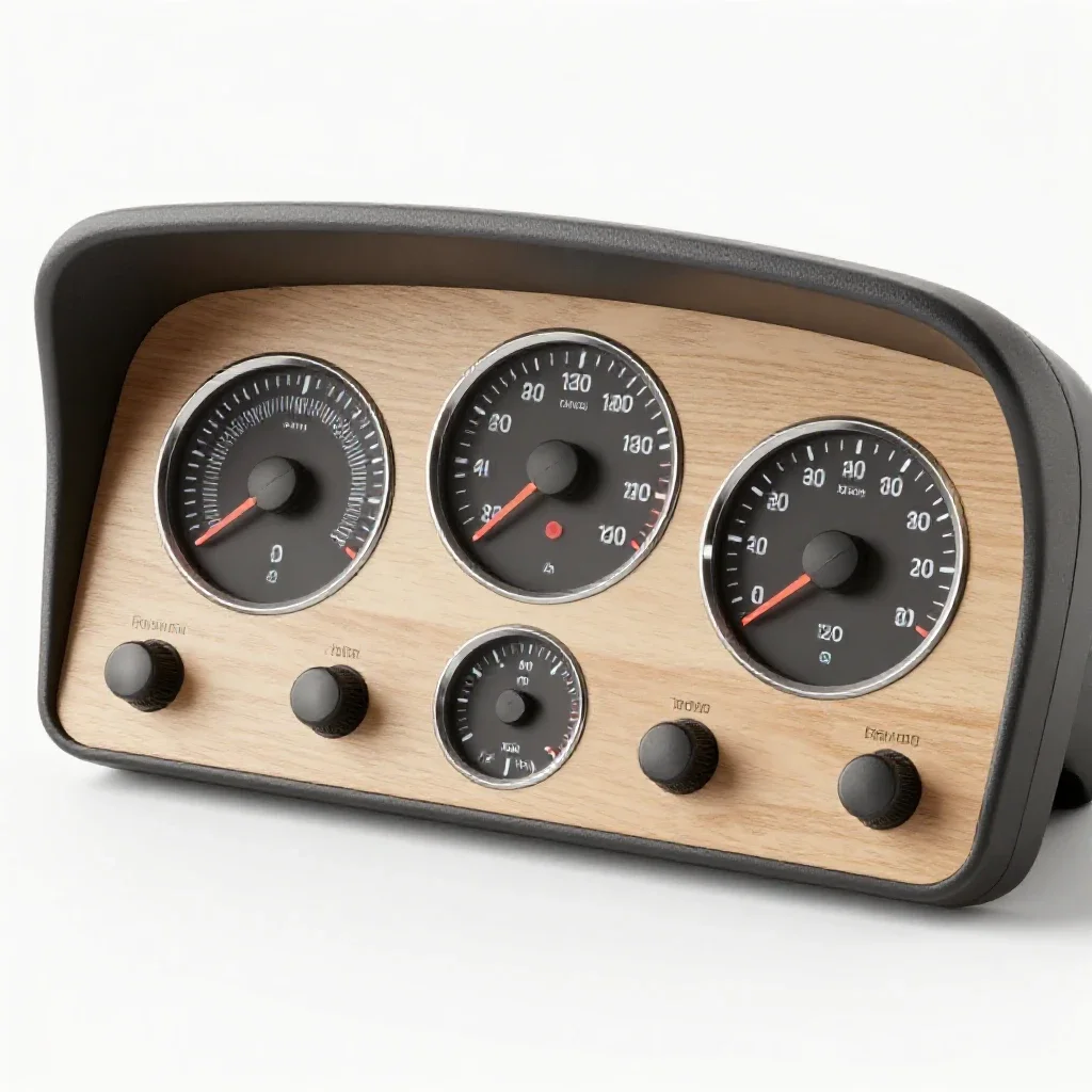 Dashboard isolated on a white background