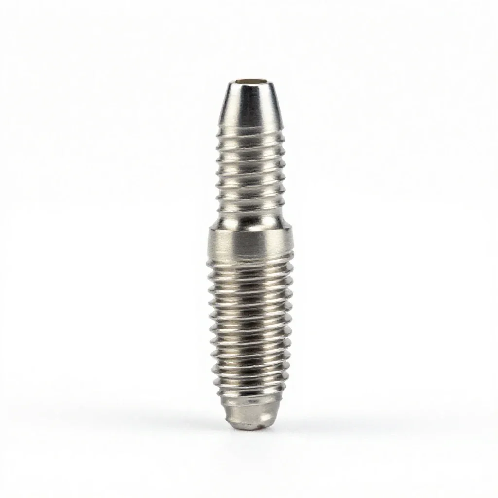 Dental implant isolated on a white background