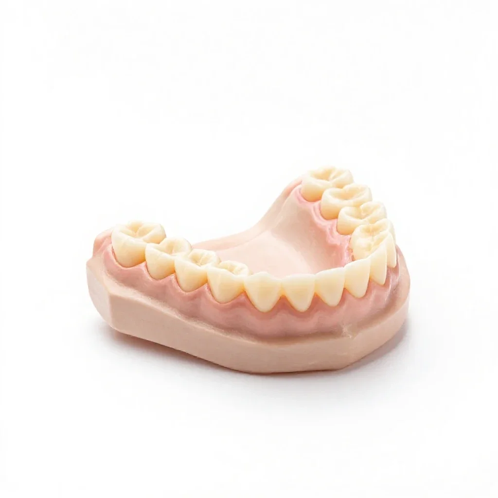Denture isolated on a white background