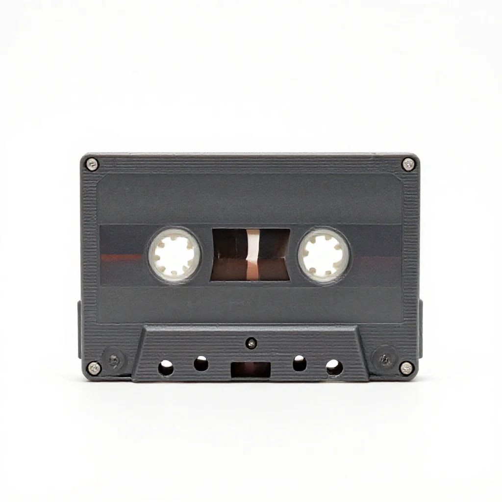 Digital audiotape isolated on a white background