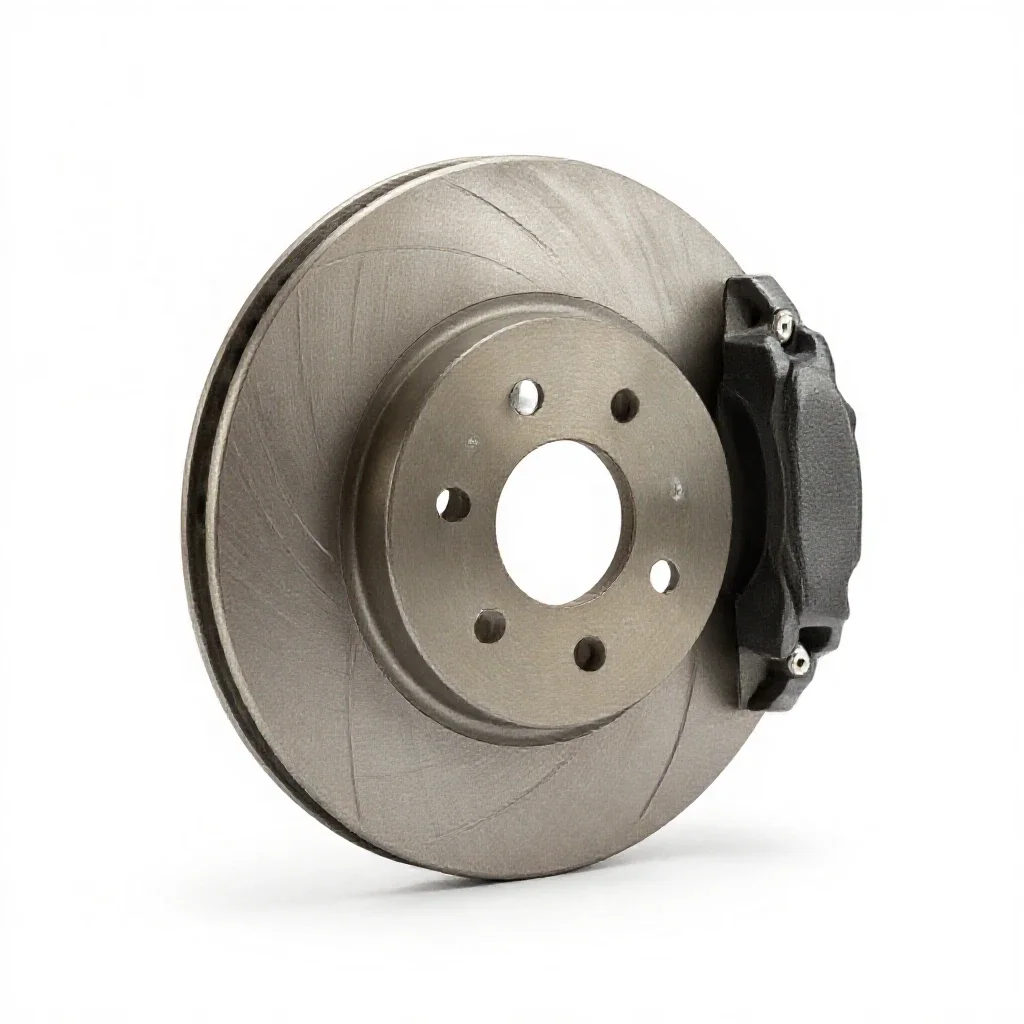 Disk brake isolated on a white background
