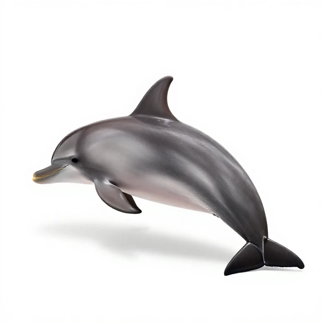 Dolphin striker isolated on a white background