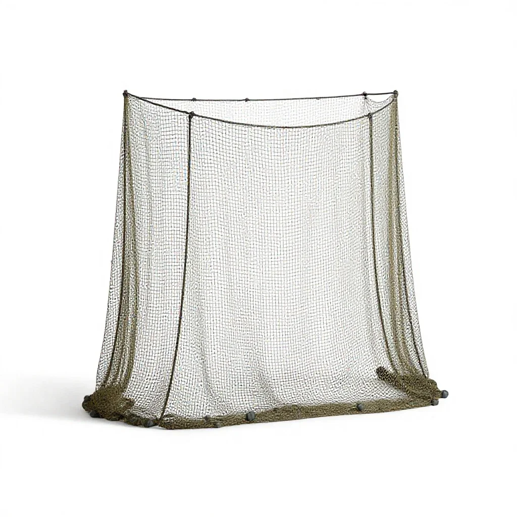 Drift net isolated on a white background