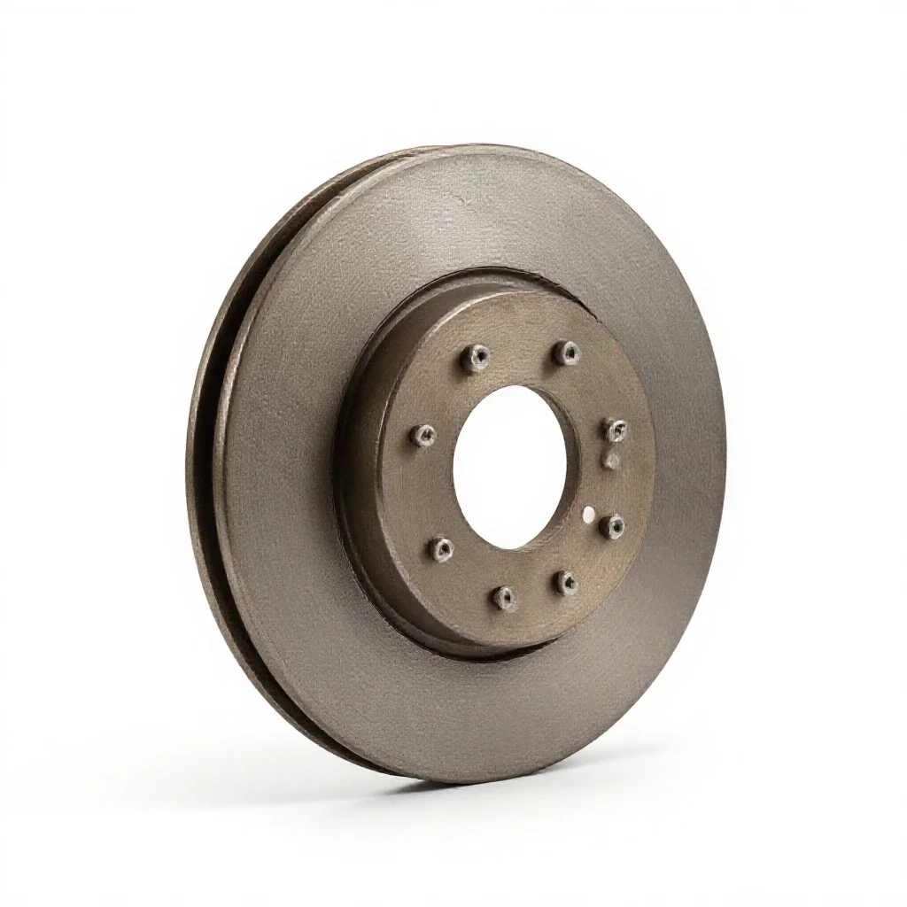 Drum brake isolated on a white background