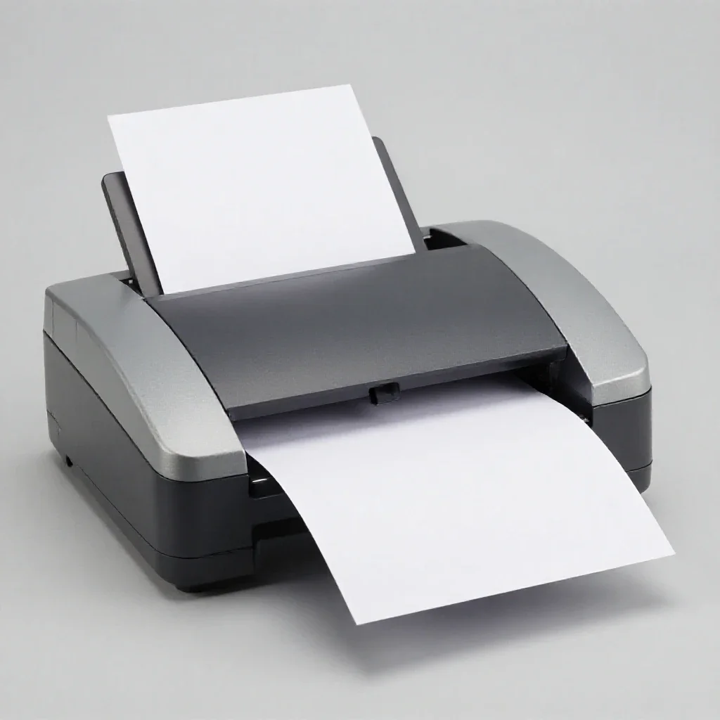 Facsimile isolated on a white background