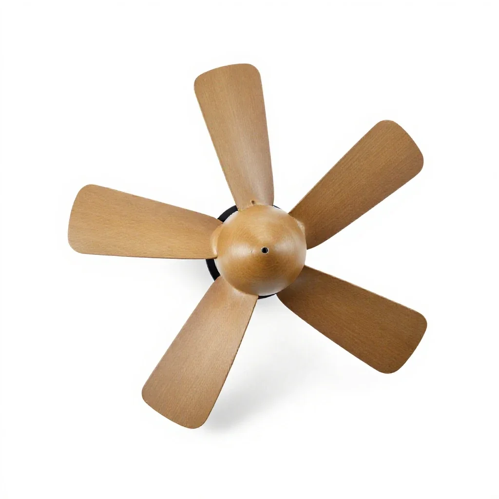 Fan blade isolated on a white background