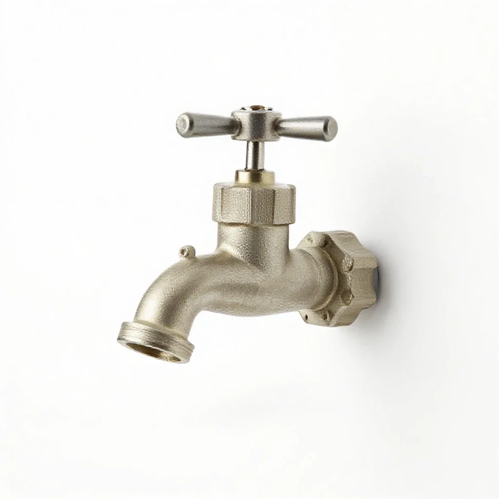Faucet isolated on a white background
