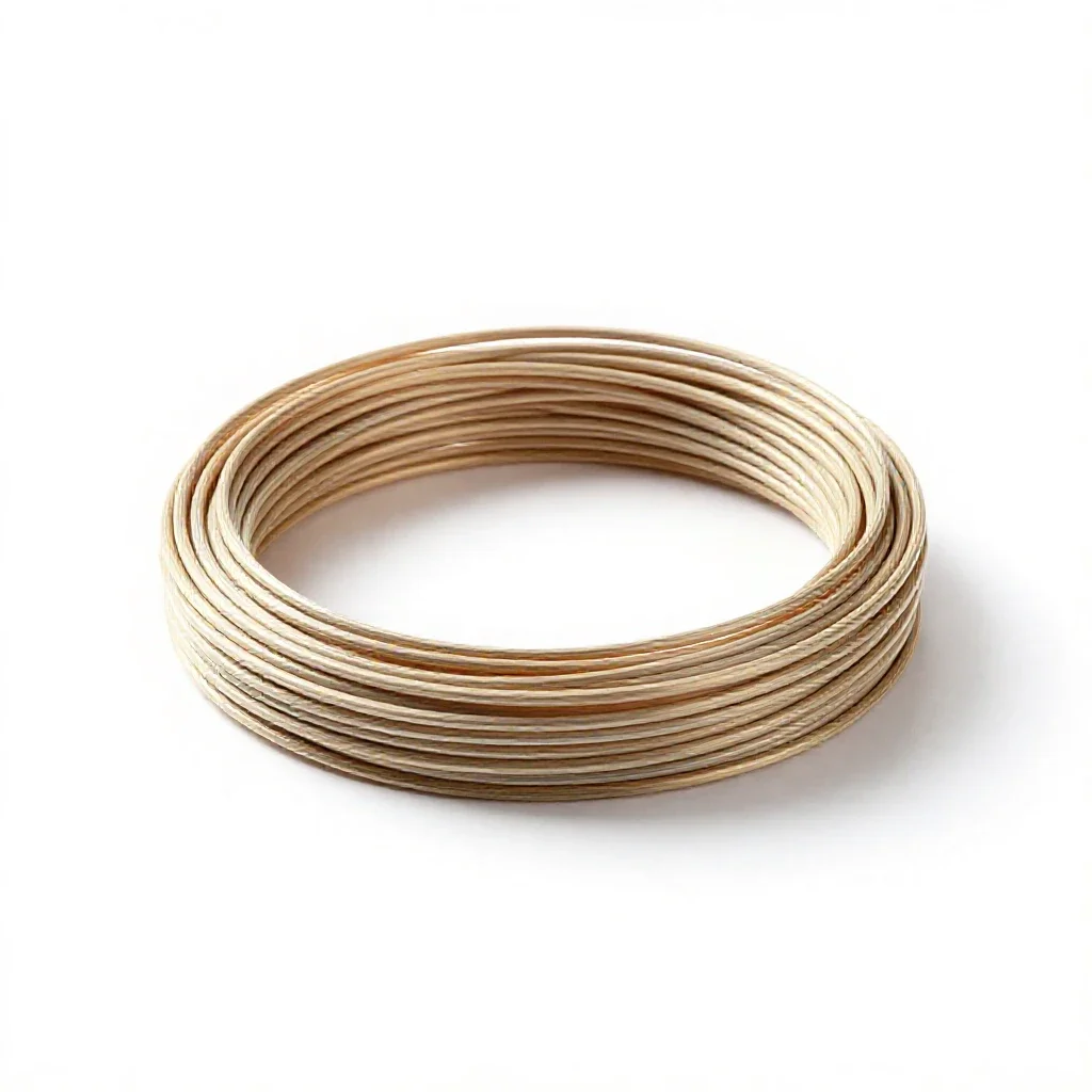 Fiber optic cable isolated on a white background