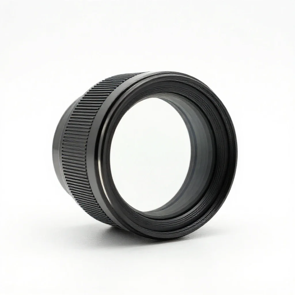Field lens isolated on a white background