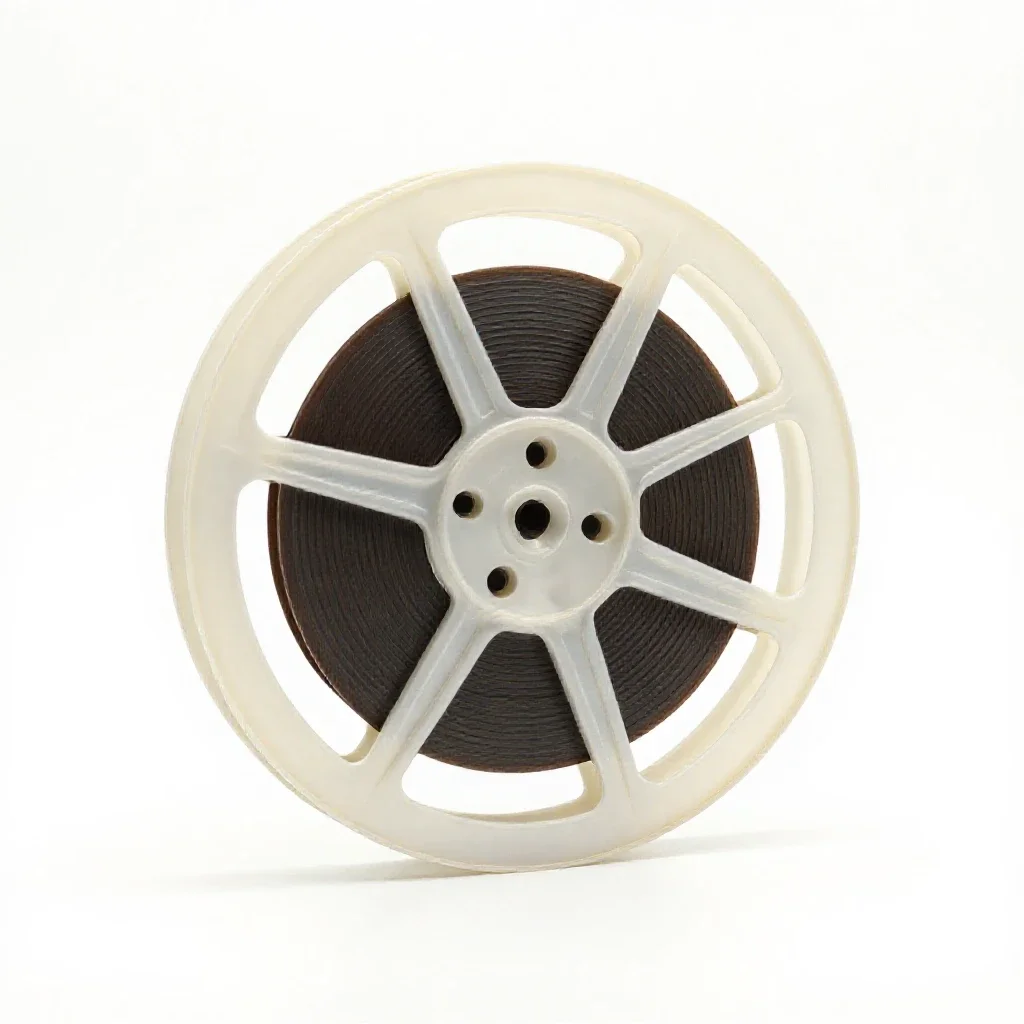 Film advance isolated on a white background