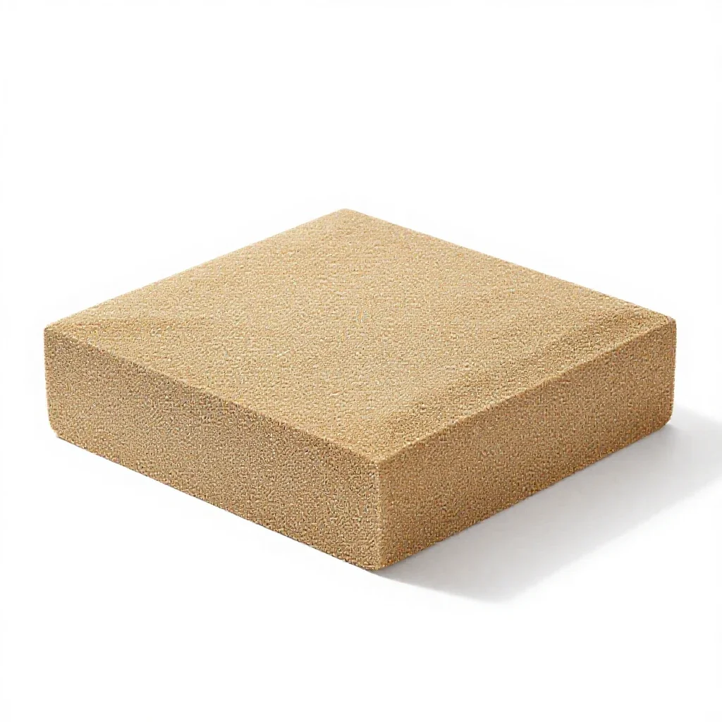 Filter bed isolated on a white background