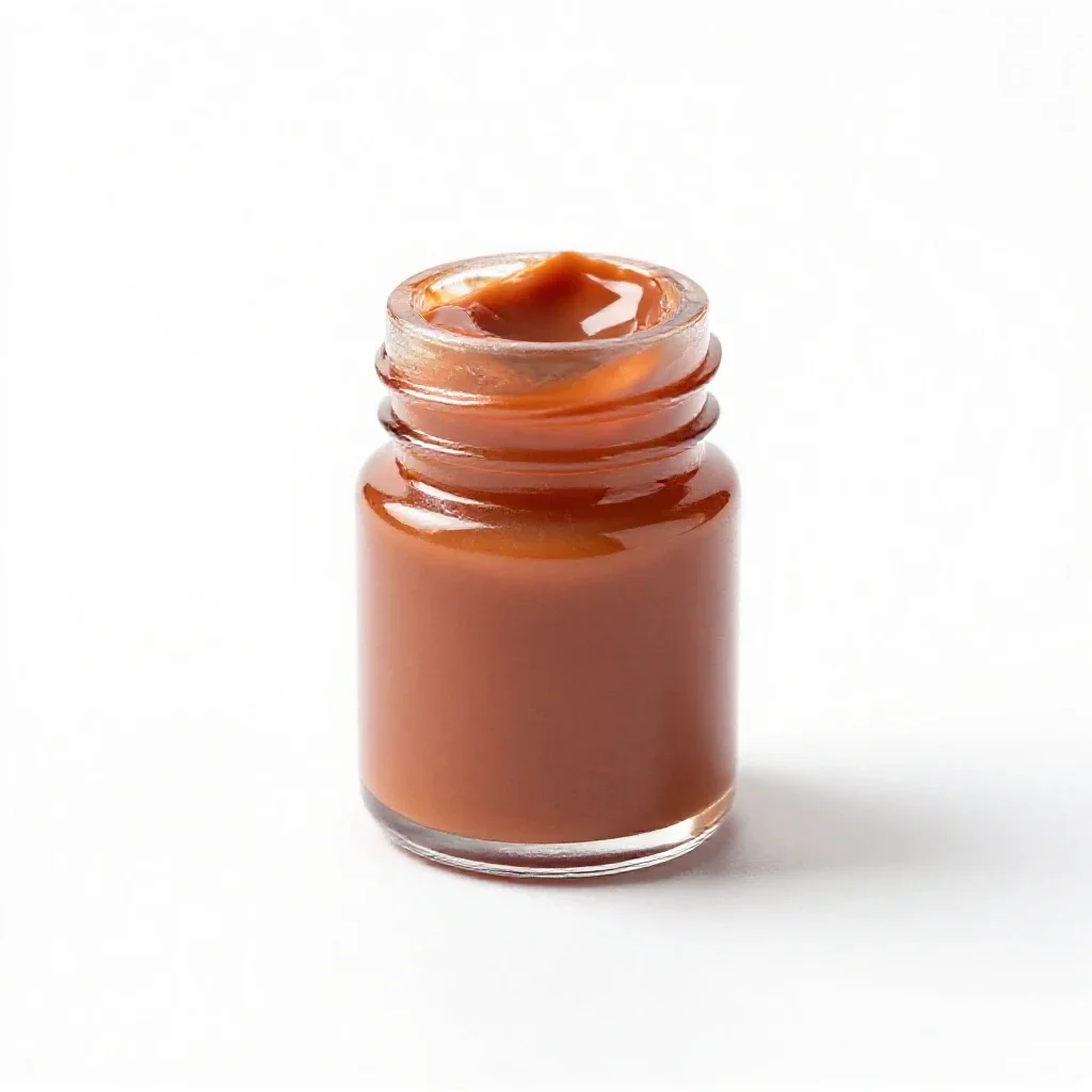 Finger paint isolated on a white background