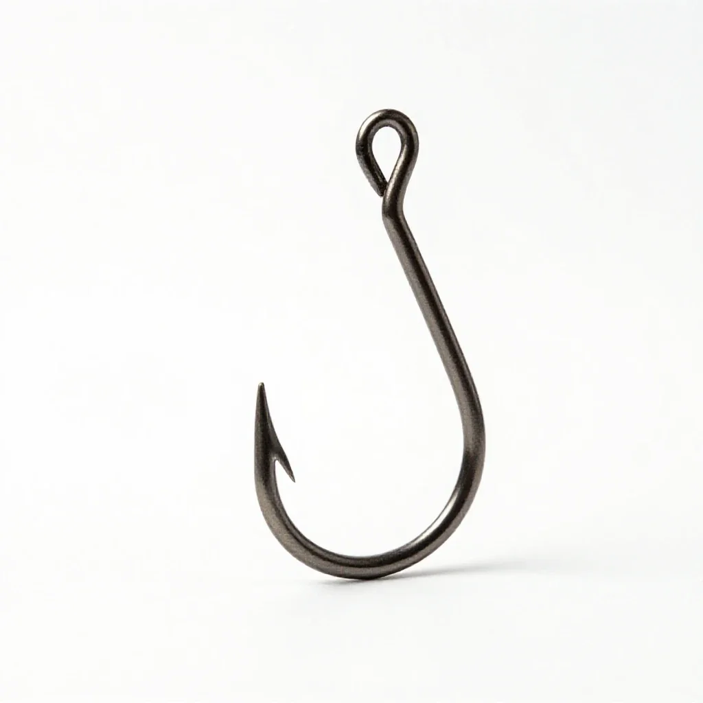 Fishhook isolated on a white background