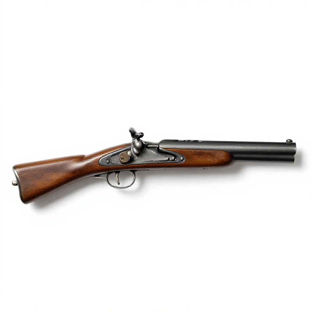 Flintlock isolated on a white background