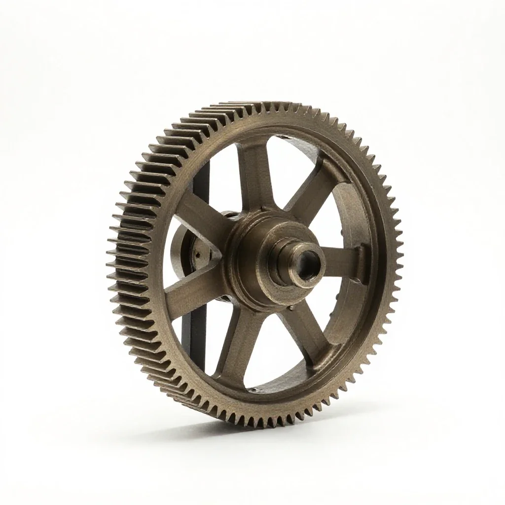 Fluid flywheel isolated on a white background