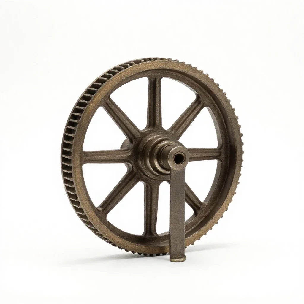 Flywheel isolated on a white background