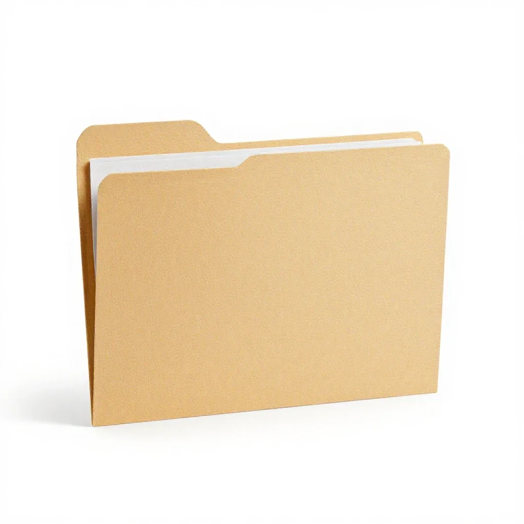 Folder isolated on a white background