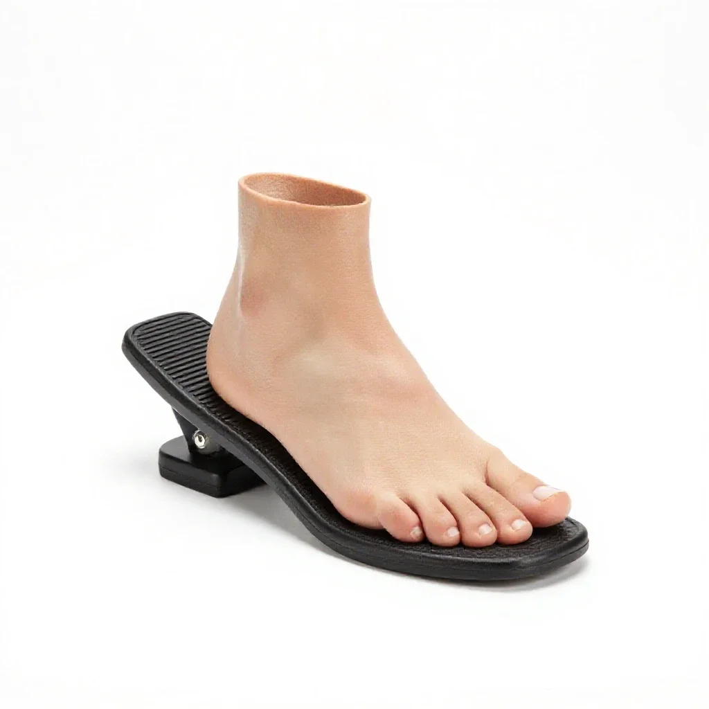 Foot brake isolated on a white background