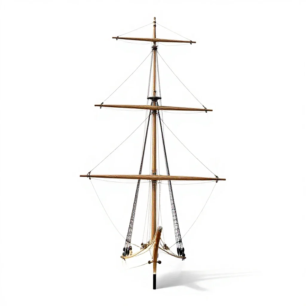 Foremast isolated on a white background