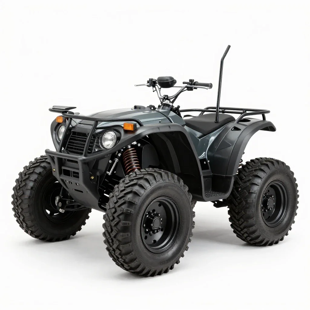 Four-wheel drive isolated on a white background