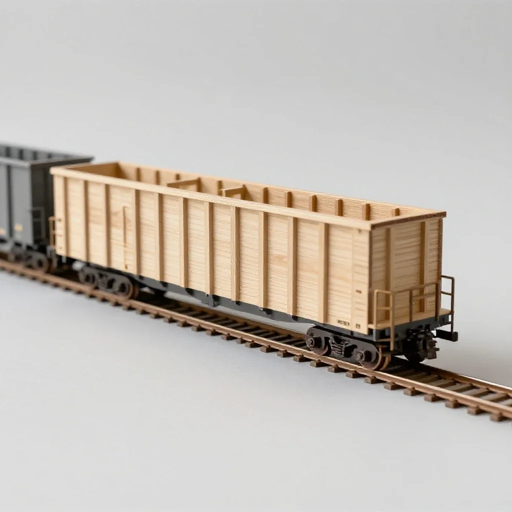 Freight train isolated on a white background