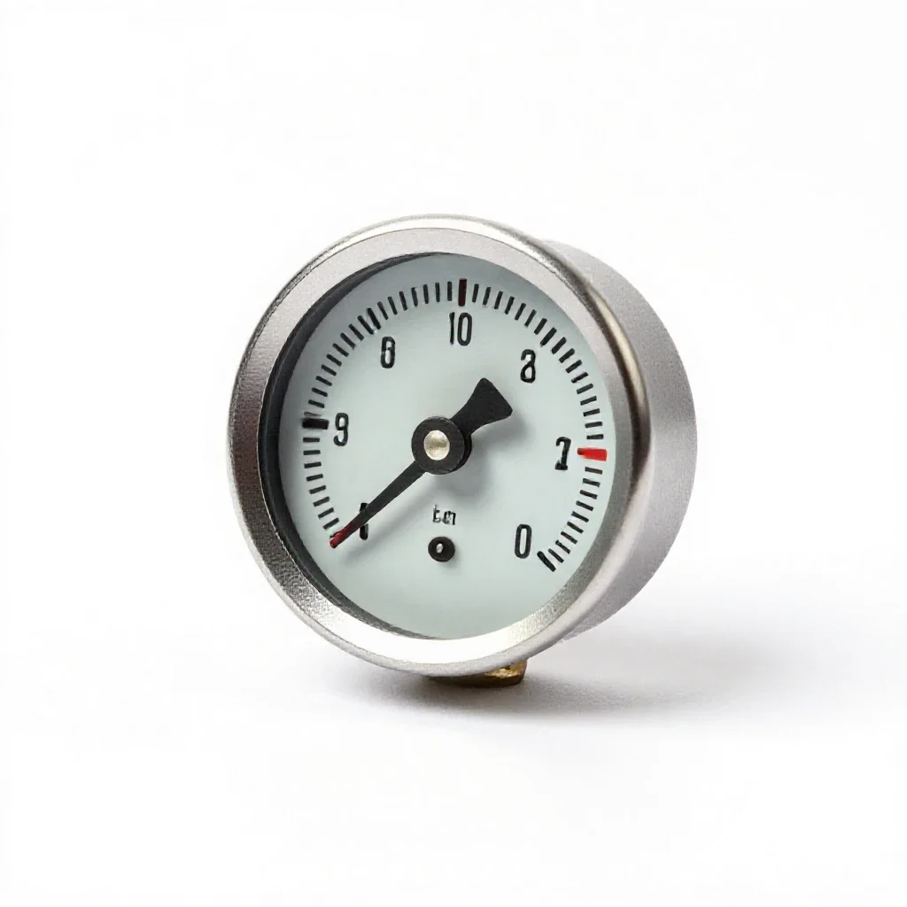 Fuel gauge isolated on a white background