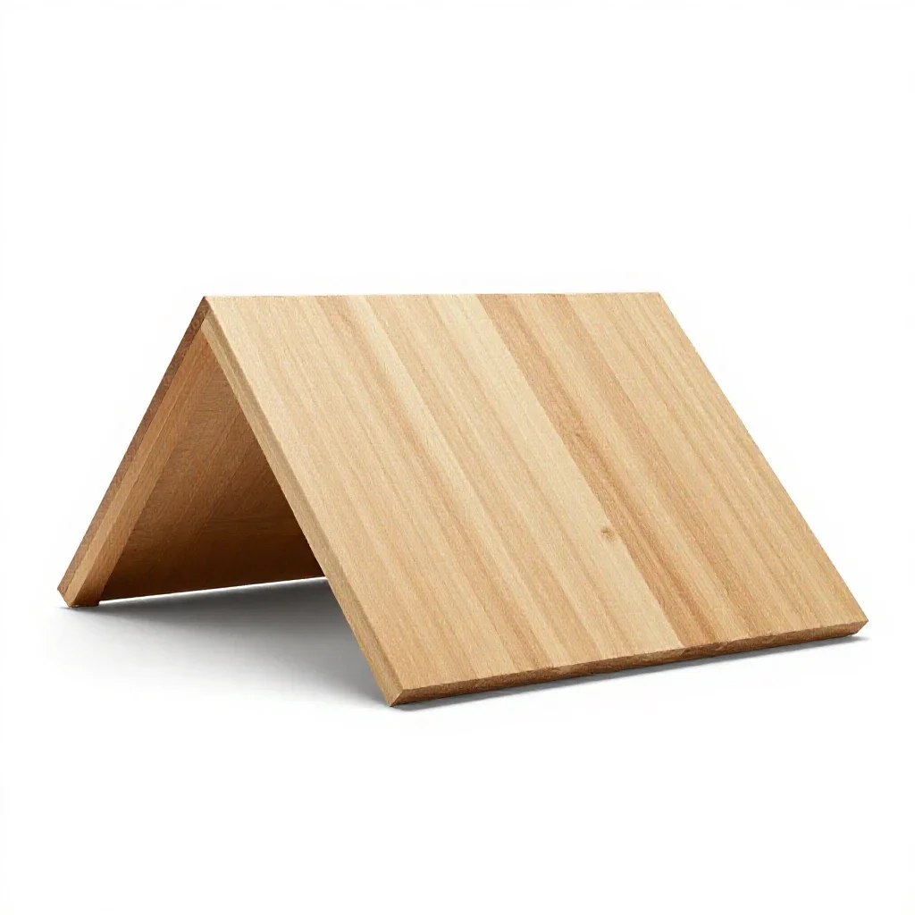 Gable roof isolated on a white background