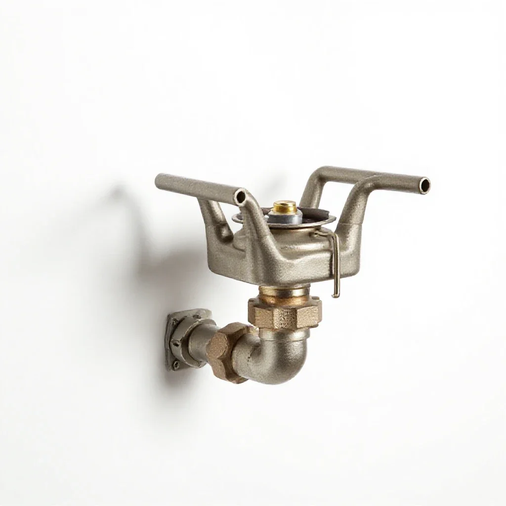 Gas bracket isolated on a white background
