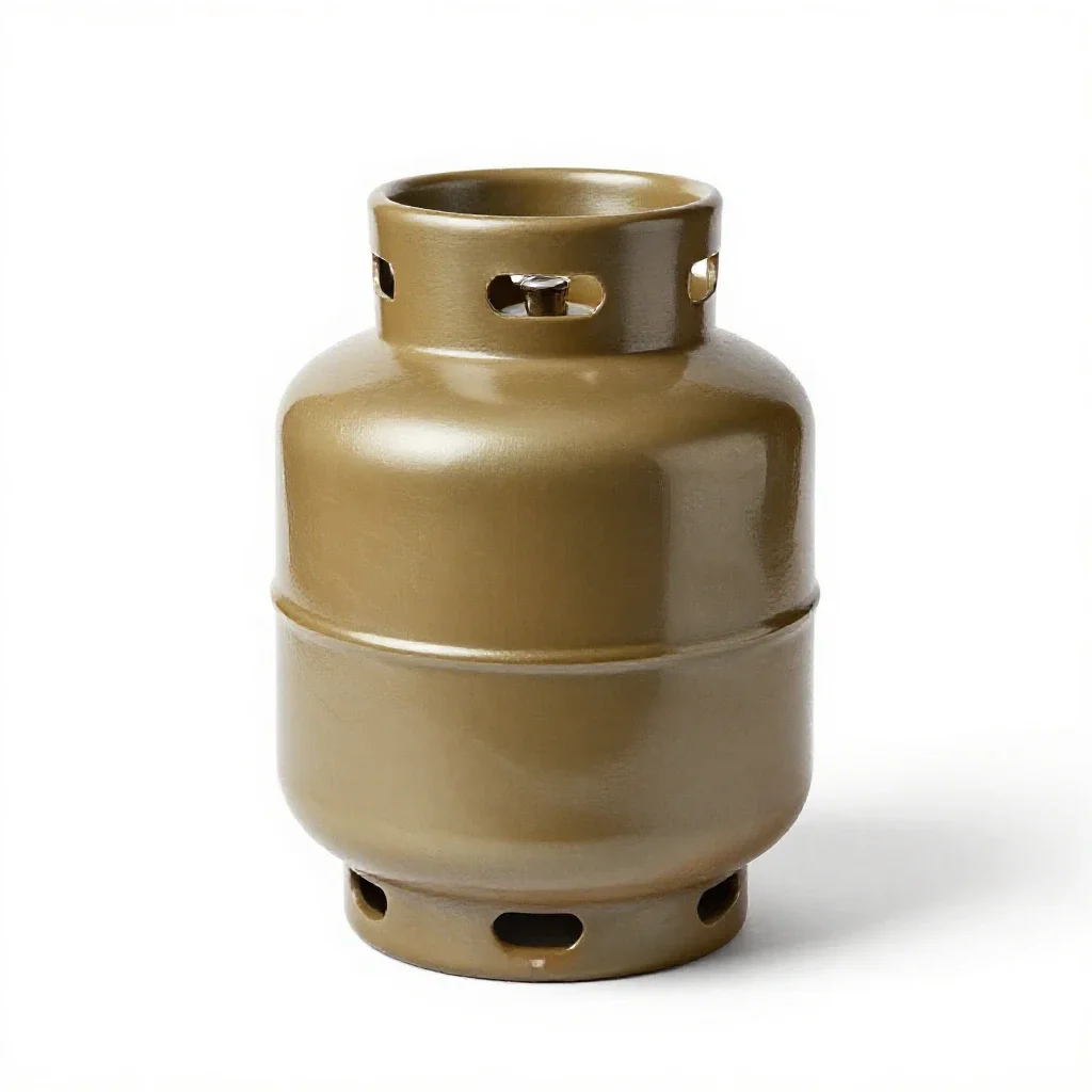 Gas shell isolated on a white background