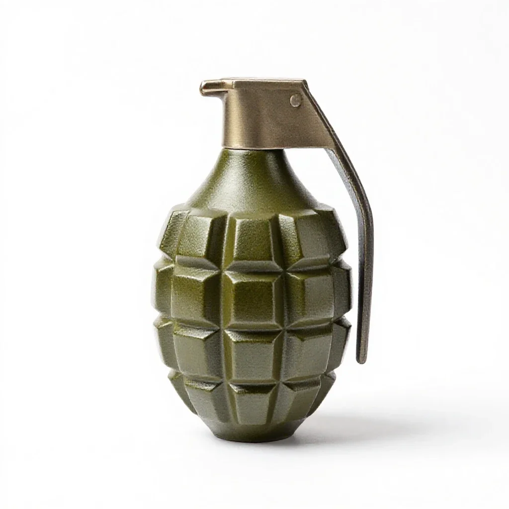 Grenade isolated on a white background