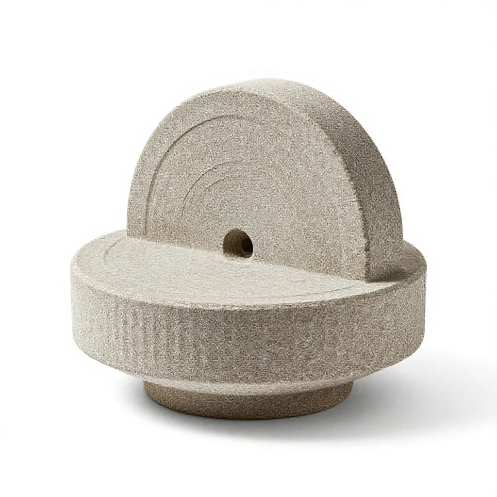 Grindstone isolated on a white background
