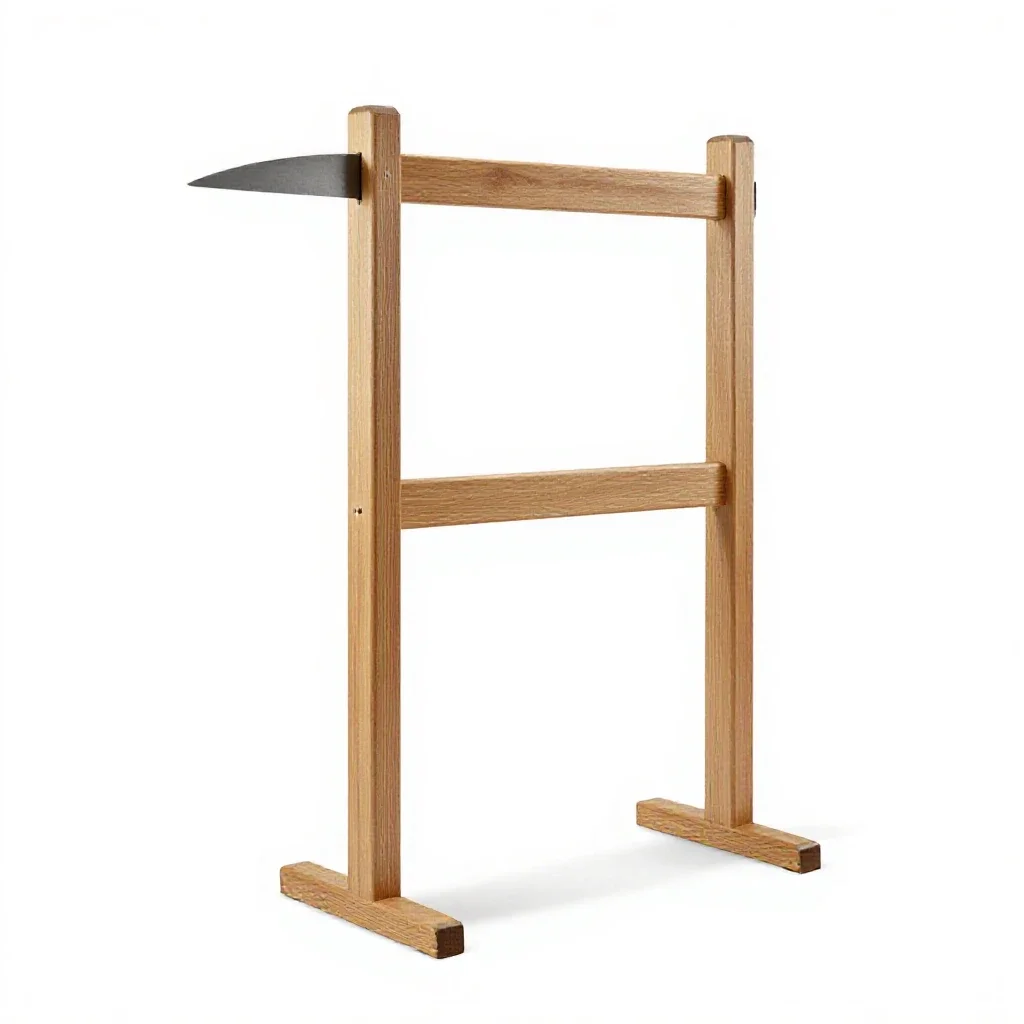 Guillotine isolated on a white background