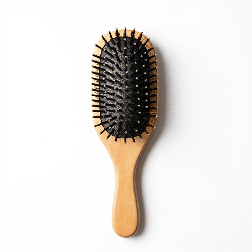 Hairbrush isolated on a white background