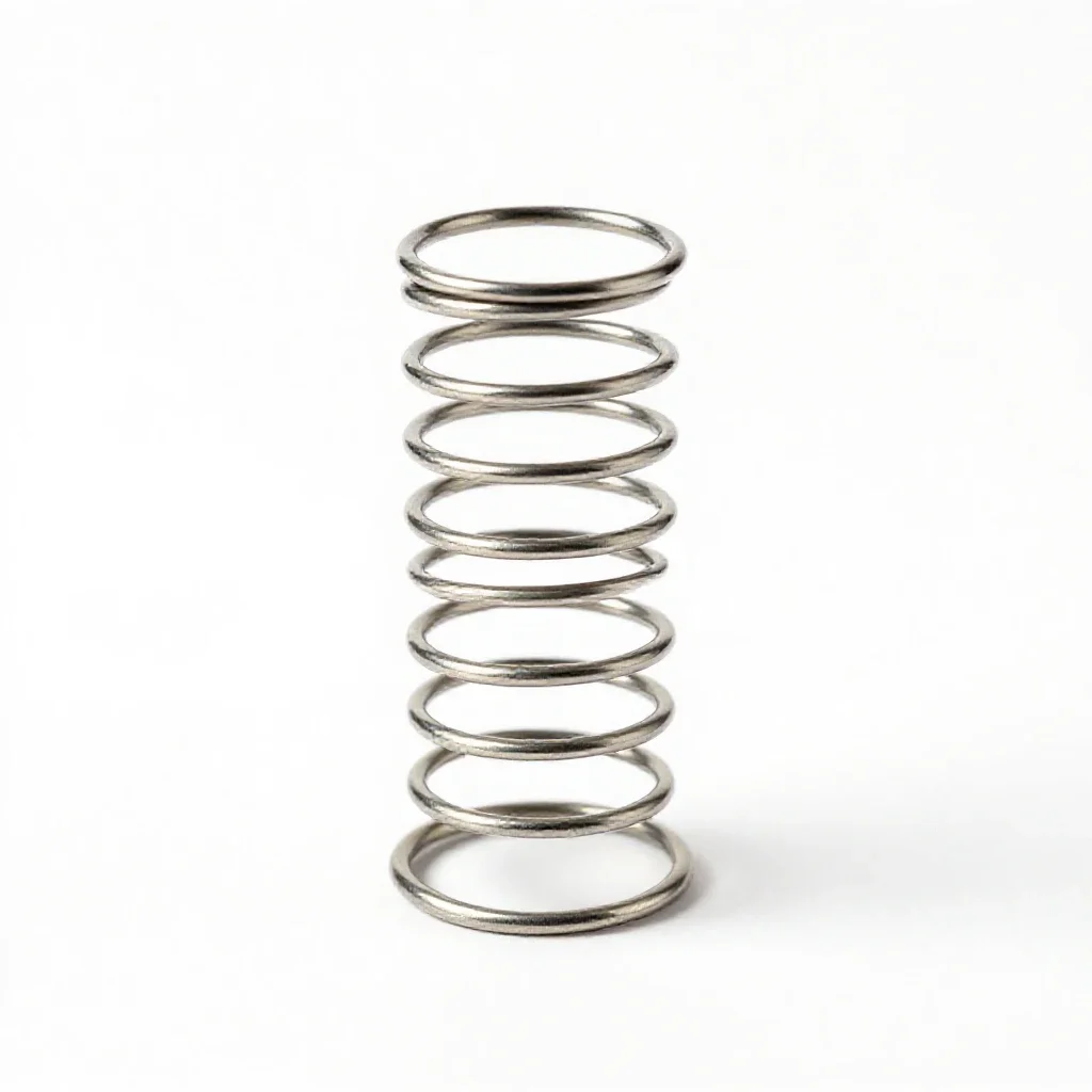 Hairspring isolated on a white background