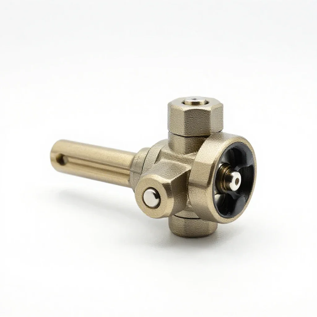 Hand throttle isolated on a white background